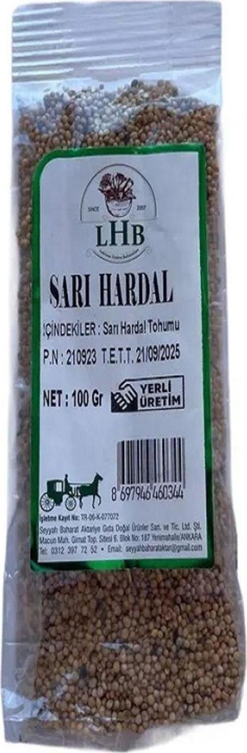 Sarı Hardal Tohumu 100 Gr