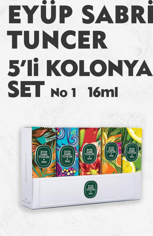 5'li Kolonya Set No 1