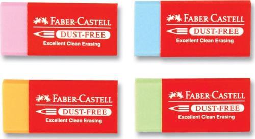 Faber-Castell Dust-Free Renkli Silgi 24 Lü 187125