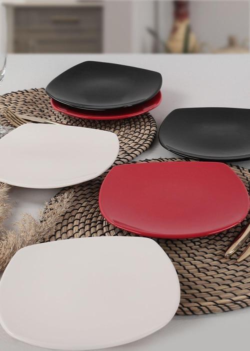 Noble Köşem Pasta Tabağı 22 Cm 6 Adet - 030/650