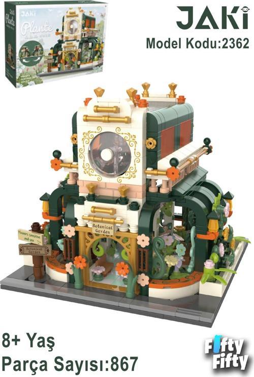 Jaki Flower House/Çiçek Evi -JK2362 (867 Parça) Oyuncak Yapım Seti