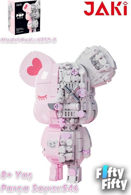 Jaki Maker Pop Mıknatıs Ayı -JK6250-2(546 Parça) Oyuncak Yapım Seti