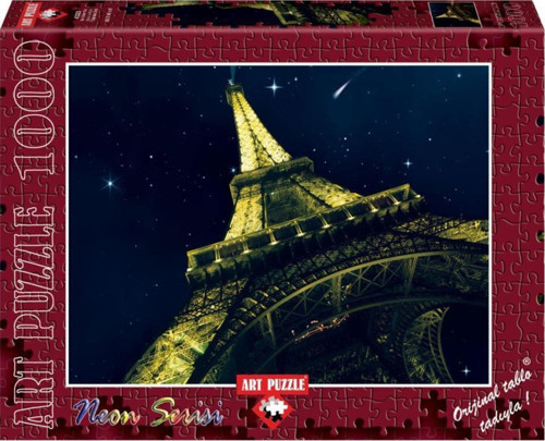4323 Art Puzzle Bir Dilek Tut Parça 1000 Parça Neon Puzzle