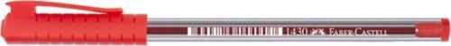 Faber-Castell 1430 Tükenmez Kalem Kırmızı 10 Lu 5211143021000 (1 Paket 10 Adet)
