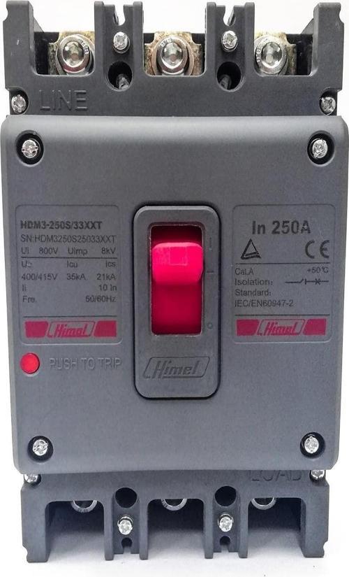 Kompak Şalter 250 A 60Ka 3P Tse Tmş. Hdm3250N25033Xx