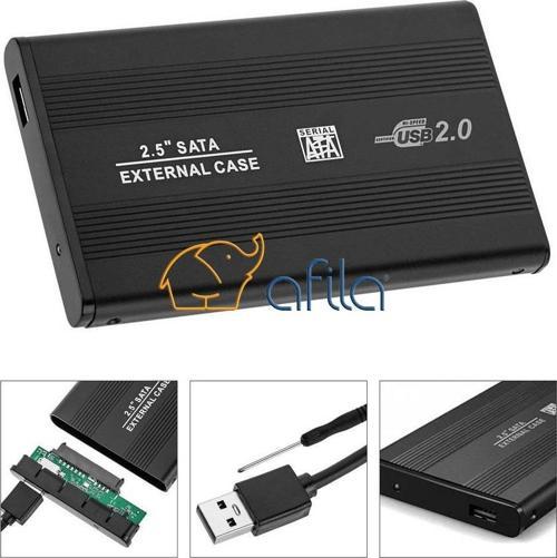 2.5 USB 2.0 Harici Harddisk HDD Kutusu Sata Disk