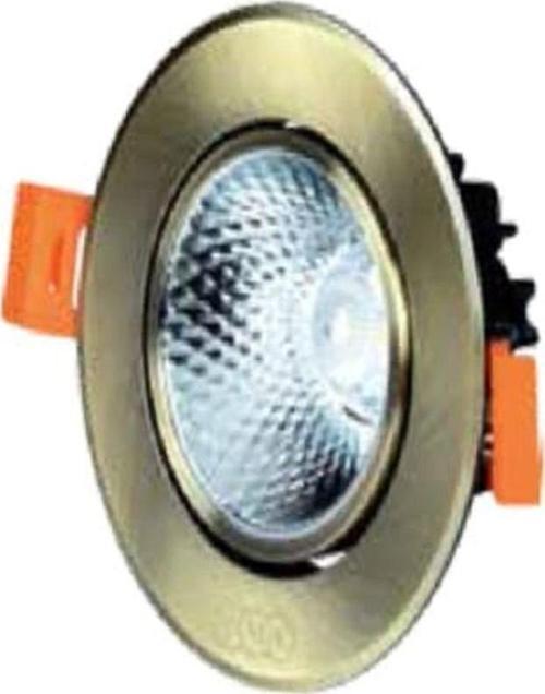 5W Cob Led Spot Saten Gövde Beyaz Işık
