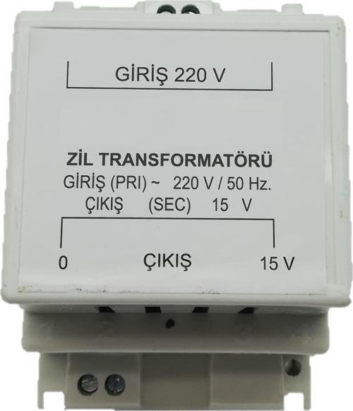 Zil Trafosu 15 Volt 15 Watt Raylı Trafo