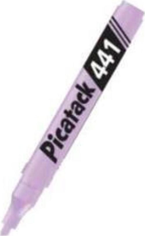 Picatack Fosforlu Kalem Pastel Mor 441 (10 Adet)