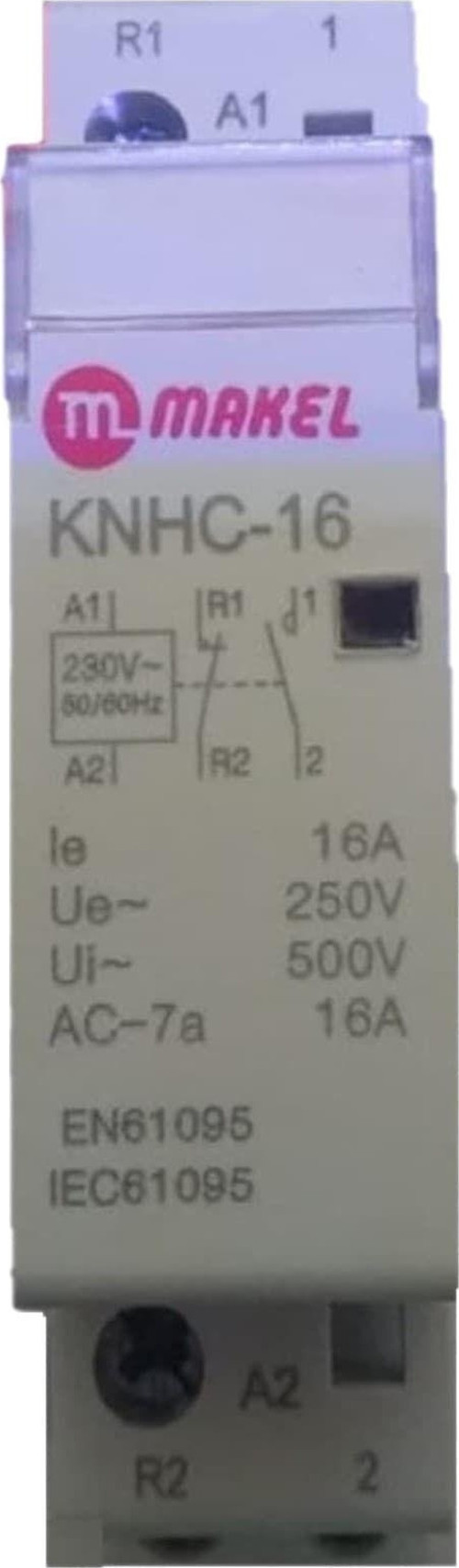 Sessiz Moduler Kontaktör 16A 1No 1Nc 68000140