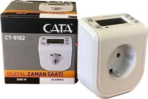 Zaman Ayarlı Dijital Saatli Priz Ct-9182