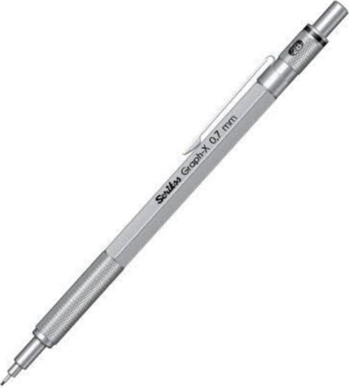 Graph-X Metal Versatil Kalem 0.7 Mm Kurşun Gri