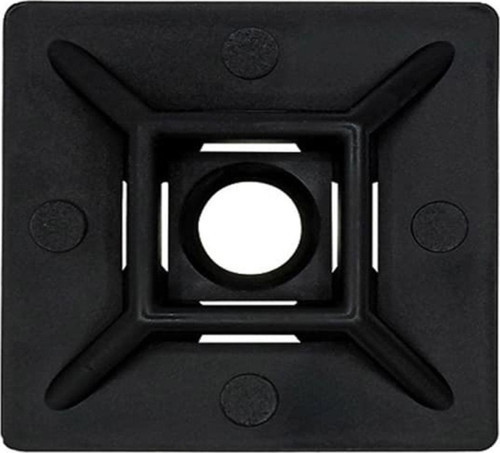 Hw-4Ab 28 X 28 Mm Siyah Yapışkan Kroşe