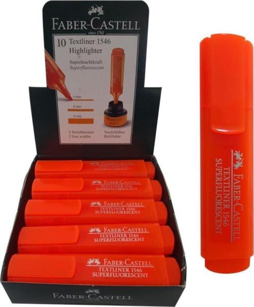 Faber-Castell Fosforlu Kalem S.Turuncu 10 Lu (5030154615)