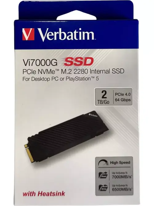 Vi7000G 2TB 7400MB-6700MB M.2 NVMe PCIe Gen 4 SSD