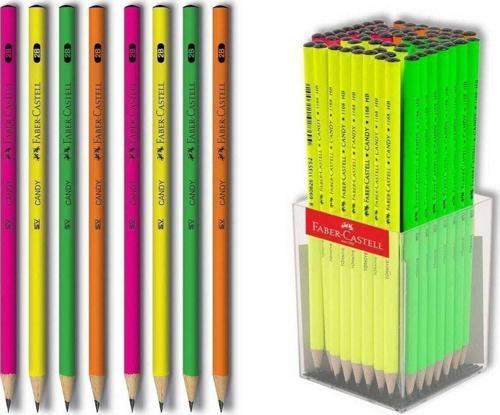 Faber-Castell Candy 2B Yuvarlak Kurşun Kalem 12 Li Paket (5244116802)