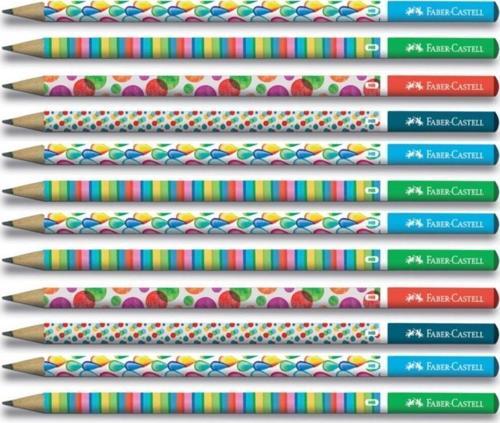 Faber-Castell Bubble 2B Yuvarlak Kurşun Kalem 12 Li Paket (5244119222)