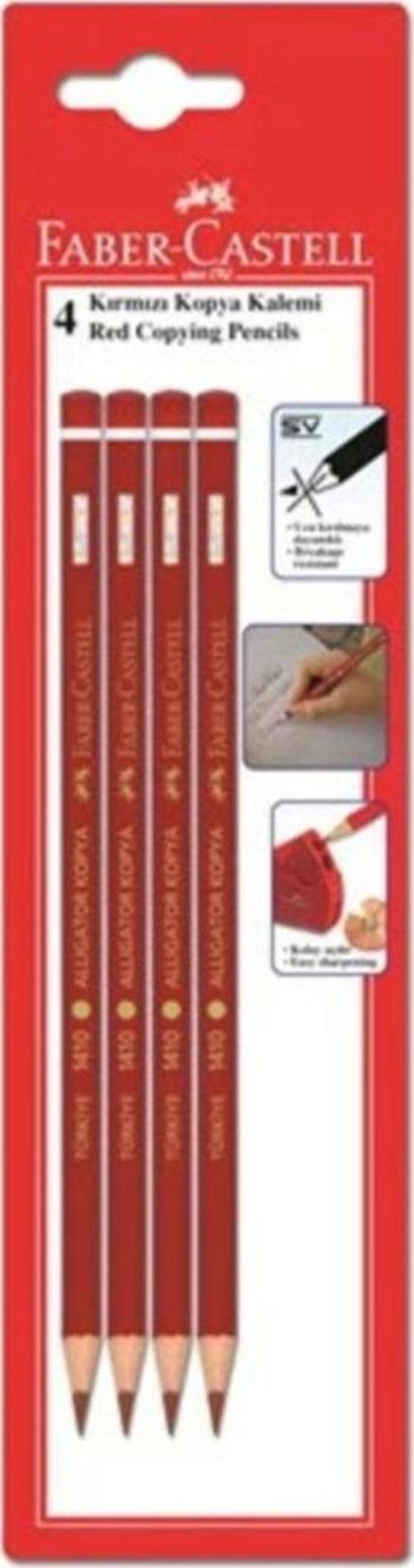 Faber-Castell Bls Kırmızı Kopya Boya Kalem 4Lü Fsc