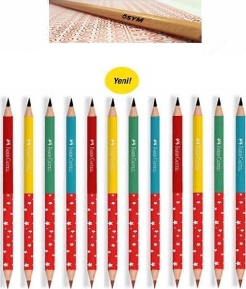 Faber-Castell Başlık Kurşun Kalemi 12'Li + Hediyeli (Ösym Kurşun Kalem 4'Lü)