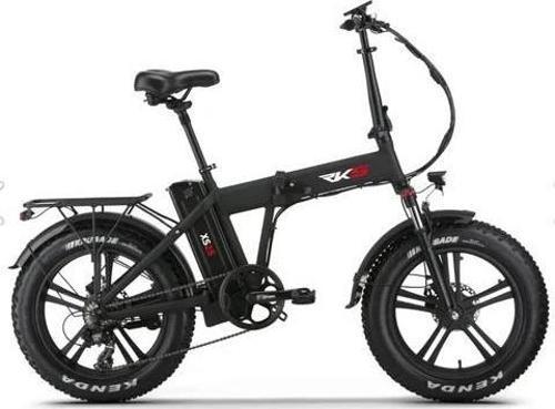 XS25  Katlanabilir Elektrikli Bisiklet Siyah