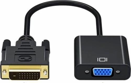 Dvı To Vga Aktif Dönüştürücü Kablo (Dvı-D Erkek Vga Dişi) 24+1 Dvi Vga