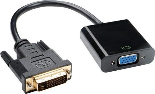 Dvi - D (24+1) To Vga Aktif Dönüştürücü Kablo (Dvı-D Erkek - Vga Dişi) Dvi In Vga Out Dvi Vga