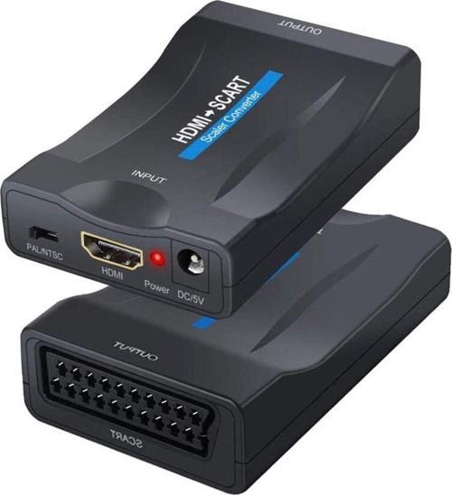 Hdmi To Scart Dönüştürücü Hdmı In Scart Out 1080P Hdmı - Scart Converter Ses Video