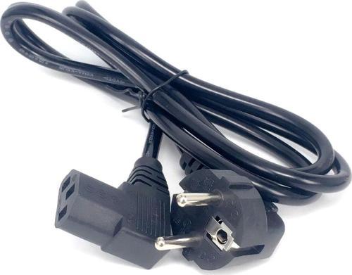 3 Metre L Uçlu Power Güç Kablosu C13 Iec Enerji Kablosu 3M 90 Derece Sağ Açılı Elektrik Kablosu