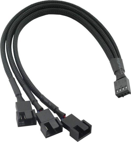 4 Pin Pwm Fan Kontrol Kablosu 4P Dişi 3+3+4P Erkek 4Pinli Fan Uzatma Fan Çoklayıcı Pwm Kablo