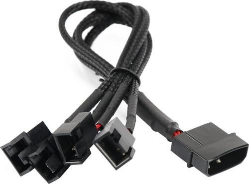 4 Pin Molex Fan Çoklayıcı Kablo 4 Lü Fan Uzatma Fan Çoklayıcı Molex - 4 X 3/4-Pin Pwm Kablo