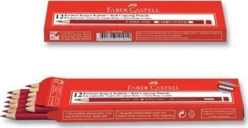 Faber-Castell Kırmızı Kopya Kalem 12'Li