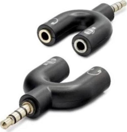 Kulaklık Mikrofon Ayırıcı 3.5Mm Stereo Kulaklık Mikrofon Birleştirici Aparat
