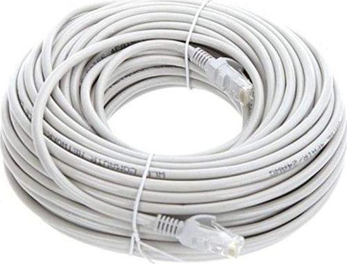 20 Metre Cat6 Patch Kablo 20M Ethernet Kablosu Utp Lan Kablosu Internet Kablosu Gri Renk