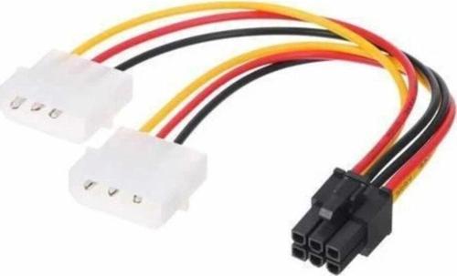 6 Pin Power Kablo 6 Pin To Molex Power Pcıe Ekran Kartı Güç Kablo 6 Pin Power To Molex