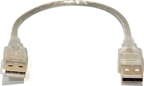 30Cm Usb 2.0 Erkek Erkek Kablo 0.3Mt Usb 2.0 Tip A Erkek M/M 30 Cm