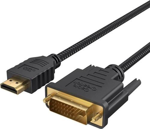 1.5 Metre Dvi Hdmi Kablo Çift Yönlü Dvı To Hdmı 24+1 Dvi Erkek Hdmi Erkek