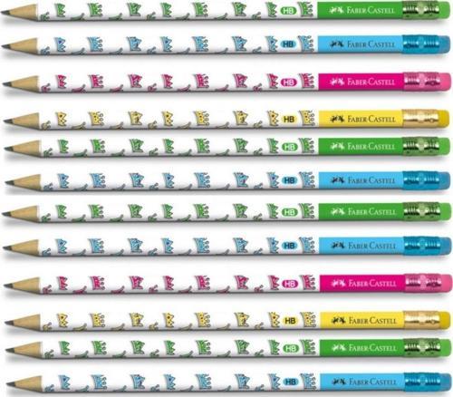 Faber-Castell Crown Silgili Yuvarlak Kurşun Kalem 12 Li Paket