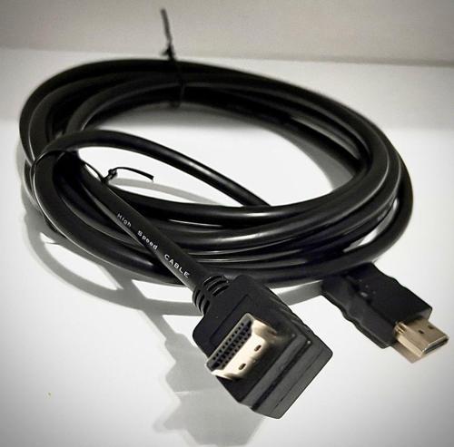 Hdmi Kablo 90 Derece 3 Metre Hdmı L Kablo Hdmı Erkek - Erkek Aşağı Açılı Kablo
