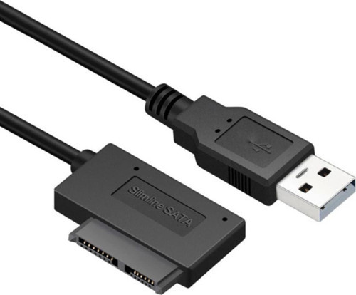 Usb 2.0 To 7+6 13 Pin Sata Laptop Cd/Dvd Harici Bağlantı Kablosu Slimline Sata Usb Çevirici Adaptör