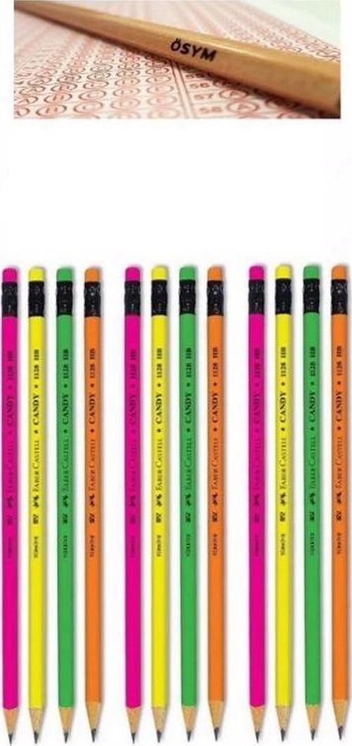 Candy Silgili 12 Adet Kurşun + Ösym Kurşun Kalem