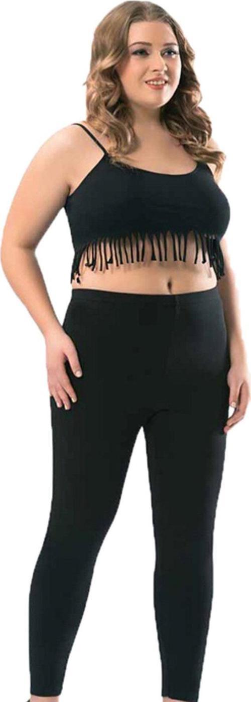 Kadın Battal  büyük Beden Düz Uzun Bayan Yüksek Bel Penye Tayt