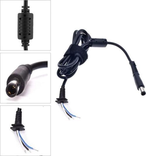 7.4X5.0Mm Dc Kablo Hp Dell Laptop Adaptör Tamir Kablosu 7.4*5.0Mm Şarj Cihazı Fiş Kablo Konektörü 3P