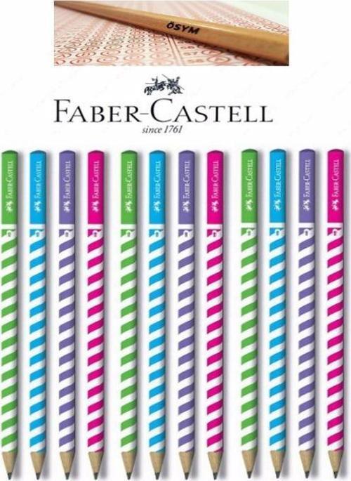 Faber-Castell Candy Roll 12'Li Kurşun Kalem + Ösym Kurşun Kalem Seti