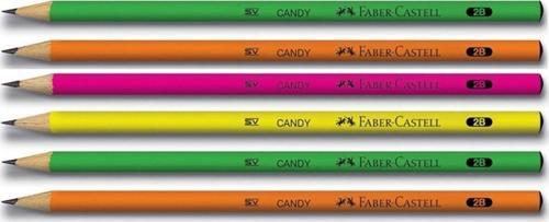 Faber-Castell Candy Kurşun Kalem 2B ( 12'Li )