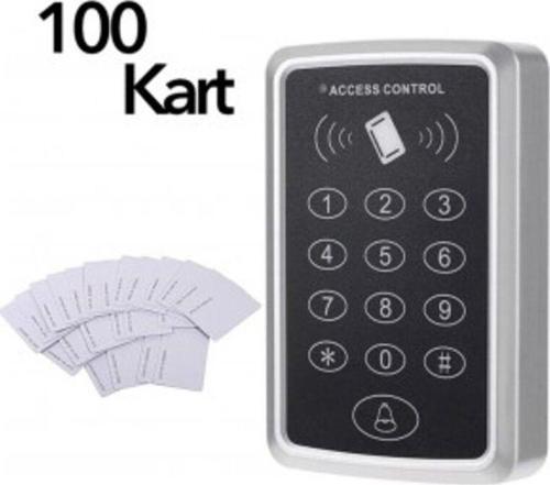-100 Rfid Şifreli Kapı Kilidi + 100 Adet Proximity Kart