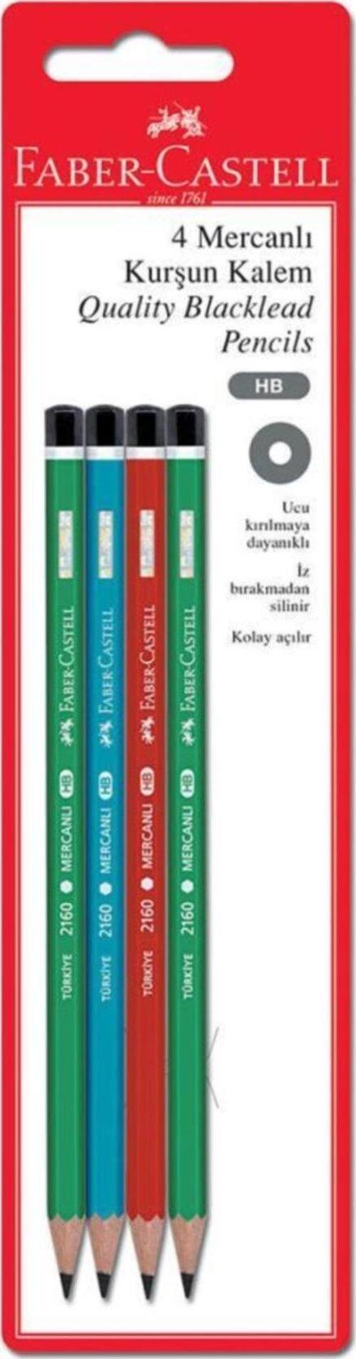 Faber-Castell Kurşun Kalem Mercanlı 4 Lü 15021604