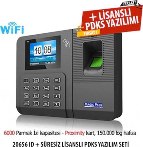 Magic Pass 20656 Parmak İzi Cihazı + Personel Takip Programı Seti
