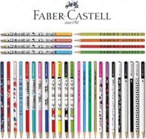 Faber-Castell Lüx Mercanlı Karışık Kurşun Kalem 12'Li