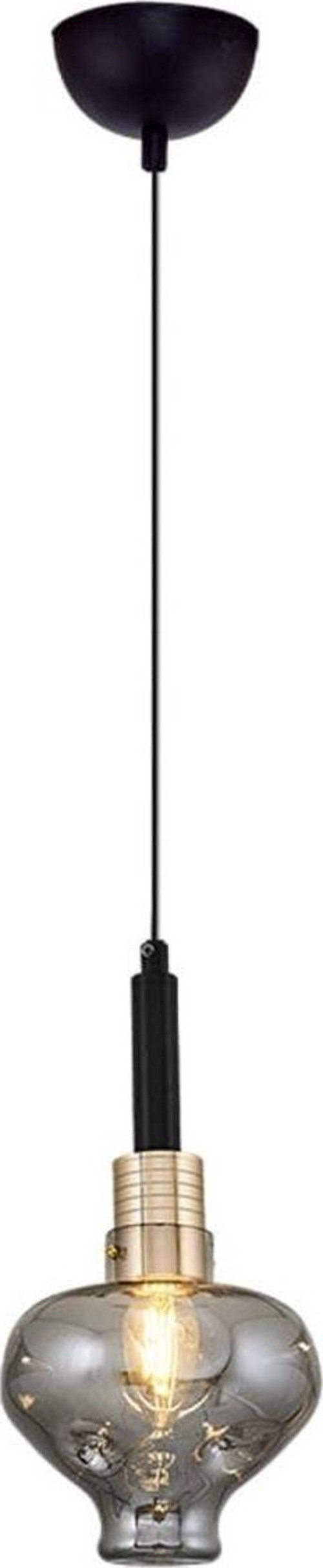 2802-1A-16 Kuut Tekli Camlı Sarkıt-(Küt Camlı) Gri