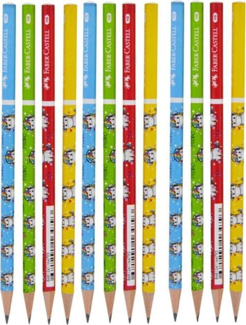 Faber-Castell Unicorn Desenli Kurşun Kalem 12 Adet Hb